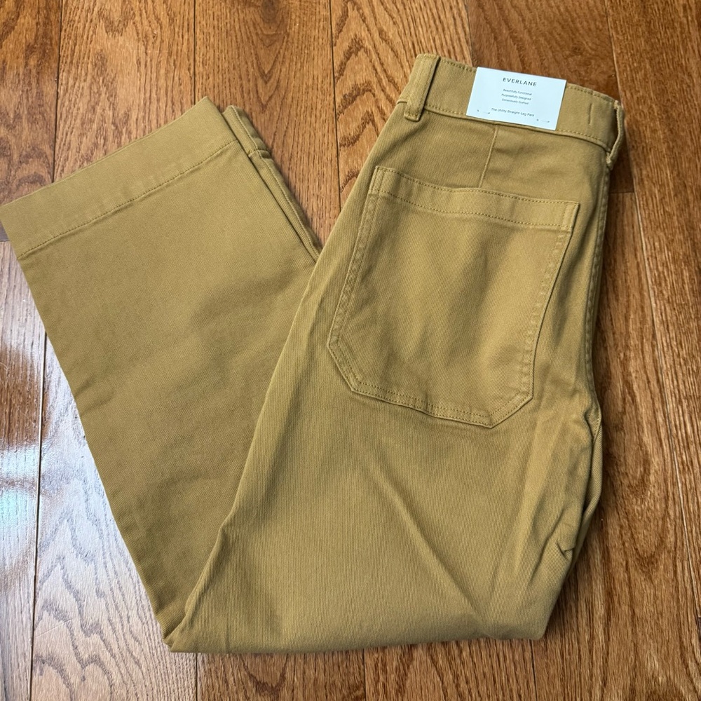Everlane utility straight leg pants NWT